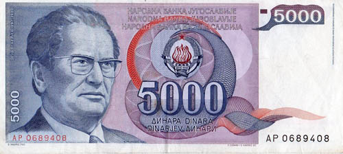 5000 Dinari