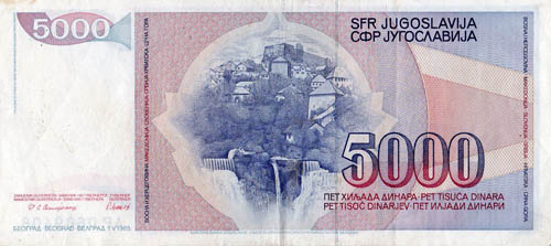 5000 Dinari