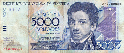 5000 Bolivares