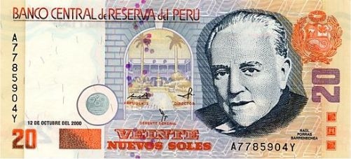 20 Nuevos Soles