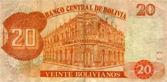 20 Boliviani