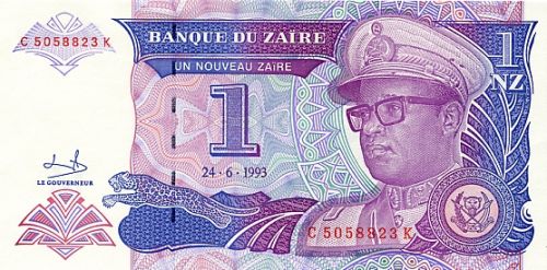 1 Nouveau Zaire