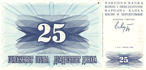 25 Dinari