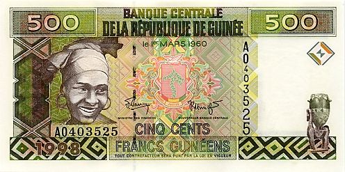 500 Francs Guinens