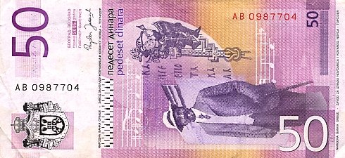 50 Dinari