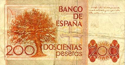 200 Pesetas