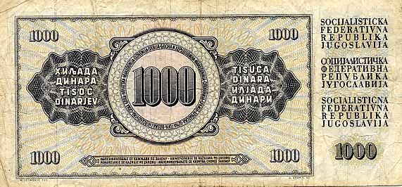 1000 Dinari